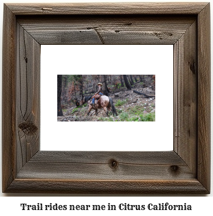 trail rides near me in Citrus, California